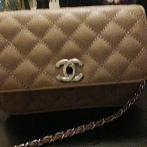 Light Pink Chanel style purse